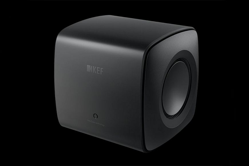 KEF KC62 - compact subwoofer with dual radiator Uni-Core KEF KC62 - compact subwoofer with dual radiator Uni-Core