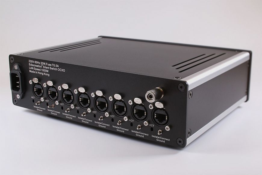 Ethernet Switch N&E Audio Silent Switch OCXO 