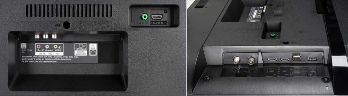 Sony KD-55X7055 interfaces