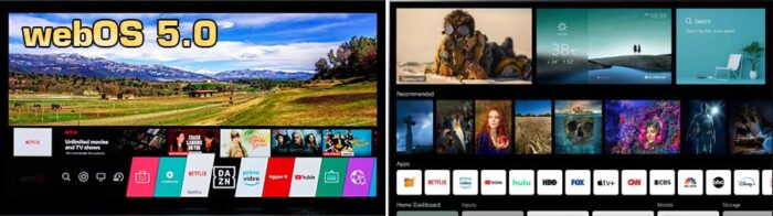 webOS 6.0 and webOS 5.0 differences