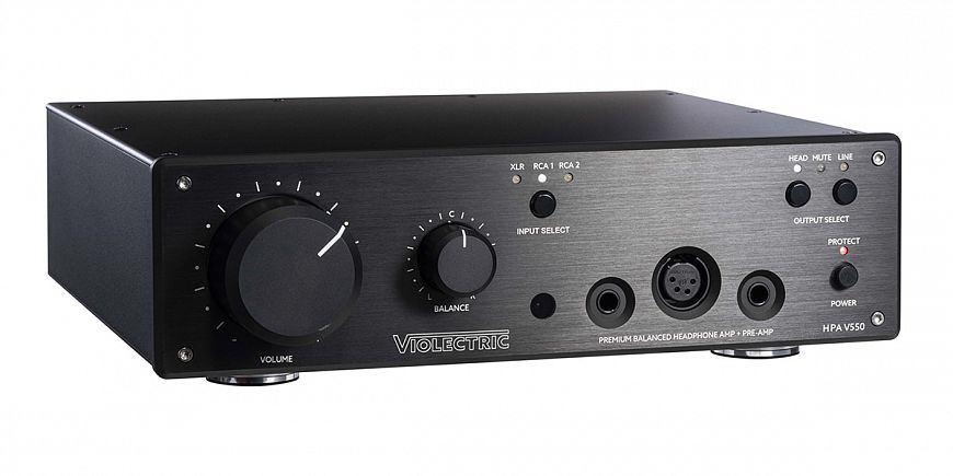 Violectric HPA V550 and HPA V550 PRO - headphone amplifiers with professional roots Violectric HPA V550 and HPA V550 PRO - headphone amplifiers with professional roots