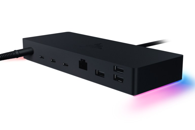 Razer announces Thunderbolt 4 laptop docking station with Chroma RGB lighting