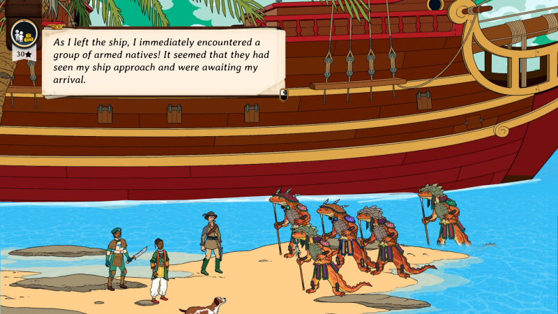 The islands are inhabited by a variety of tribes: peoples with Aztec-Mayan roots, upright amphibians asking theological questions, and even intelligent moles