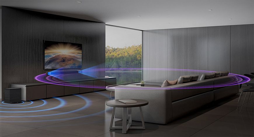 Soundbar with Klipsch Cinema 400 Wireless Subwoofer