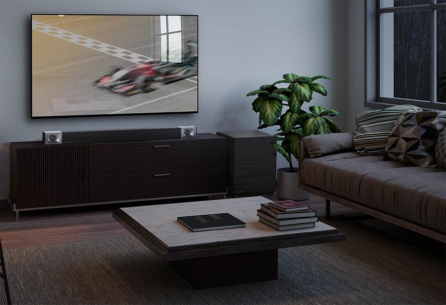 Soundbar with Klipsch Cinema 400 Wireless Subwoofer