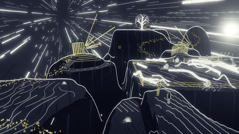 Uh-uh, well, it's like a visual representation of String Theory