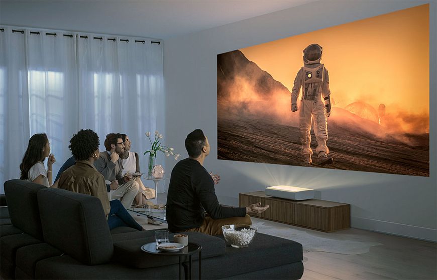 Samsung premiere - a projector that fits into any interior