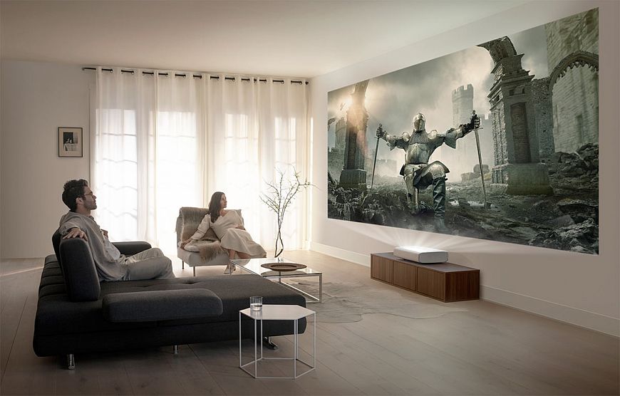 Samsung premiere - a projector that fits into any interior