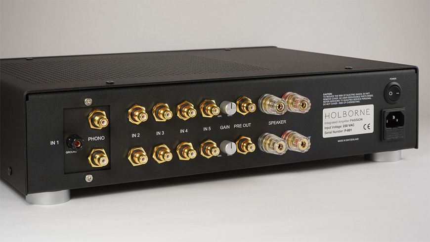 Holborne Passion - hybrid integrated amplifier with replaceable phono stage