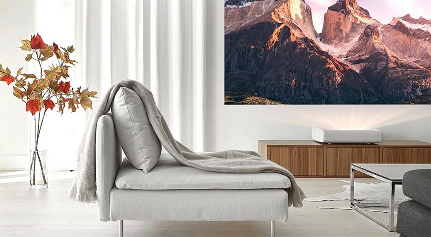 Samsung premiere - a projector that fits into any interior