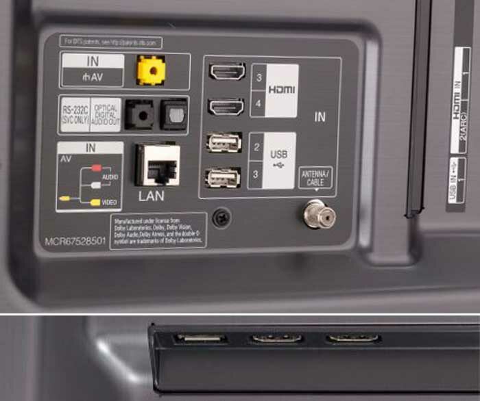 LG 55SM8200PLA interfaces