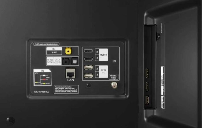 LG 75UN85006 interfaces