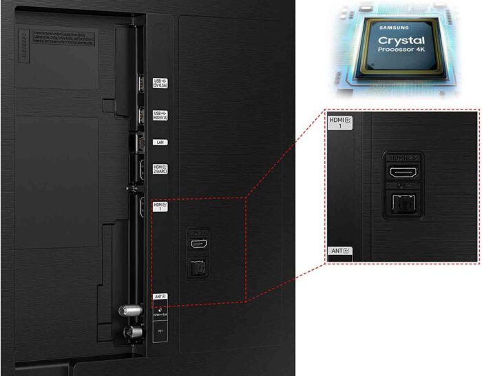 Samsung AU55AU9070 interfaces