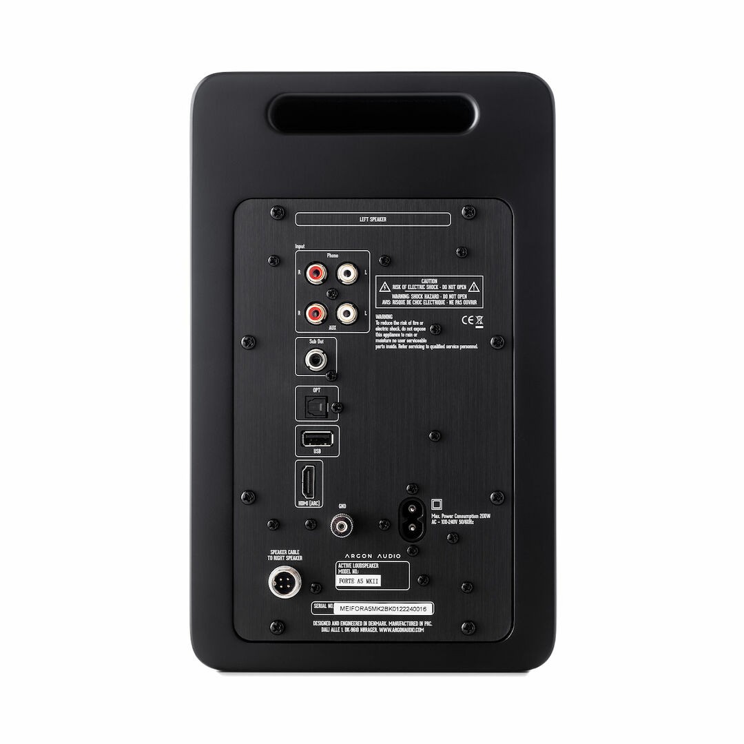 ARGON AUDIO FORTE A5 MK2 BACK PANEL