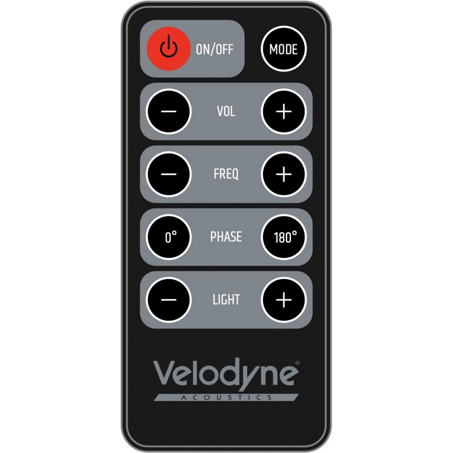 Velodyne Impact X Series 10 remote