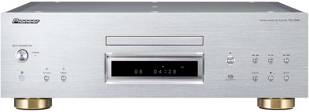 The development team at Pioneer meticulously addressed every aspect of the PD-70AE, with a primary focus on achieving optimal playback of stereo CDs and SACDs.