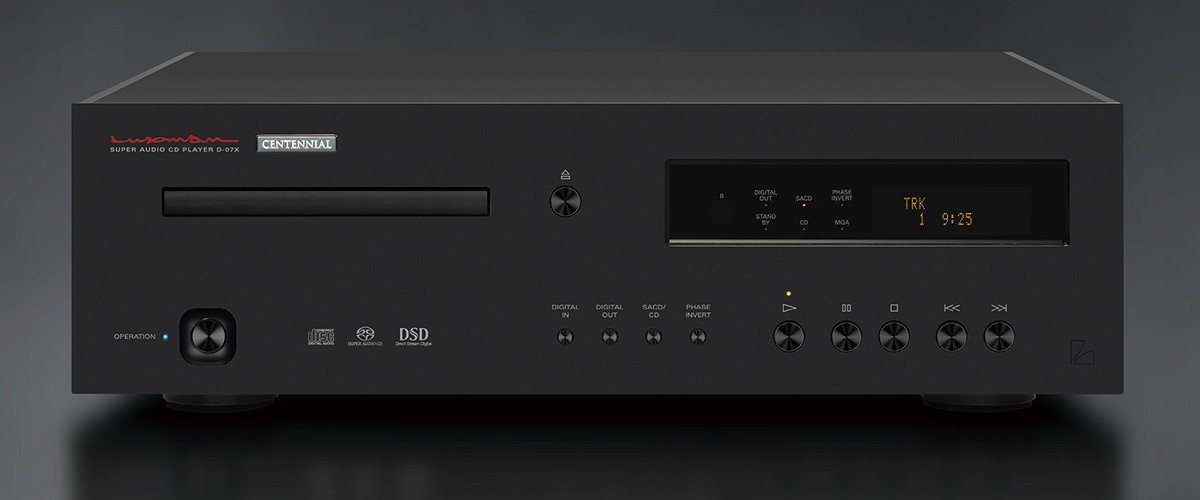 Luxman Unveils Centennial Black Edition to Celebrate 100 Years of Audio Excellence 10 D-07X SACD/CD Player