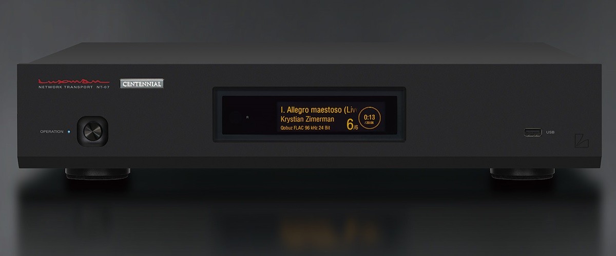 Luxman Unveils Centennial Black Edition to Celebrate 100 Years of Audio Excellence 11 NT-07 Network Transport –