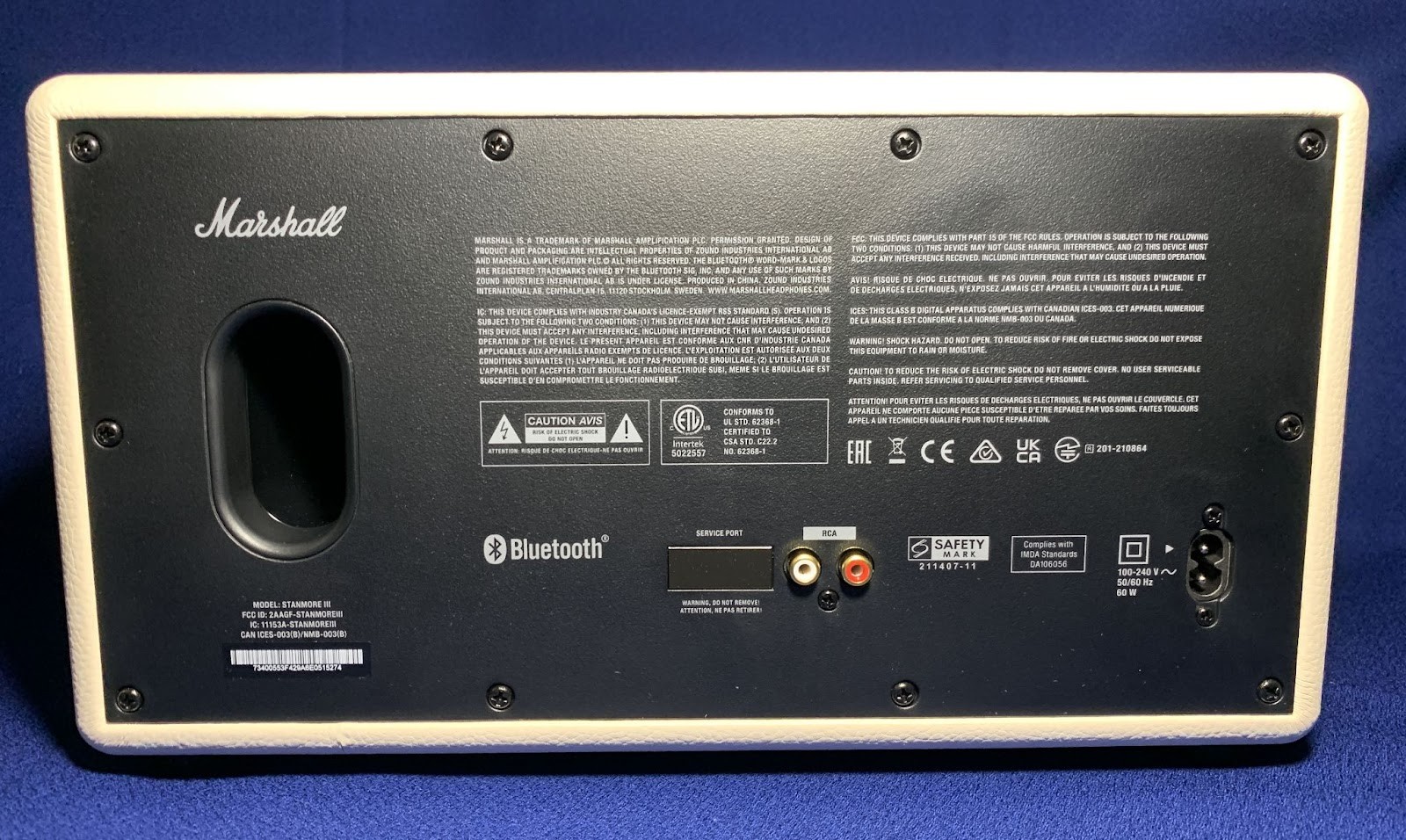  Marshall Stanmore III is equipped with three speakers that provide high-quality and balanced sound: