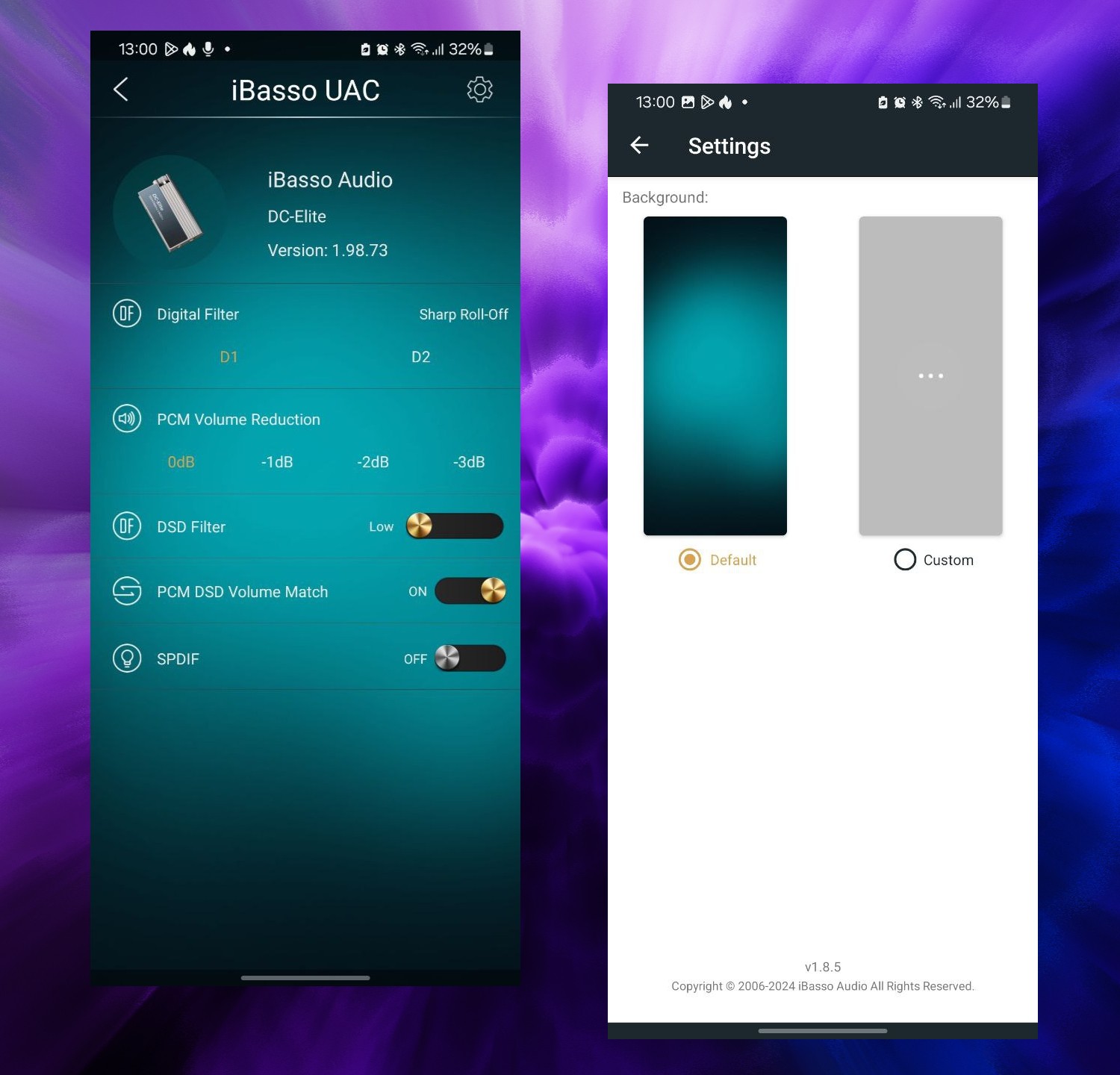 iBasso UAC is available for free in both the App Store and the Play Market