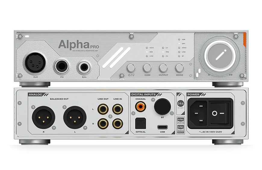 External DAC with headphone amplifier D&A Alpha Pro