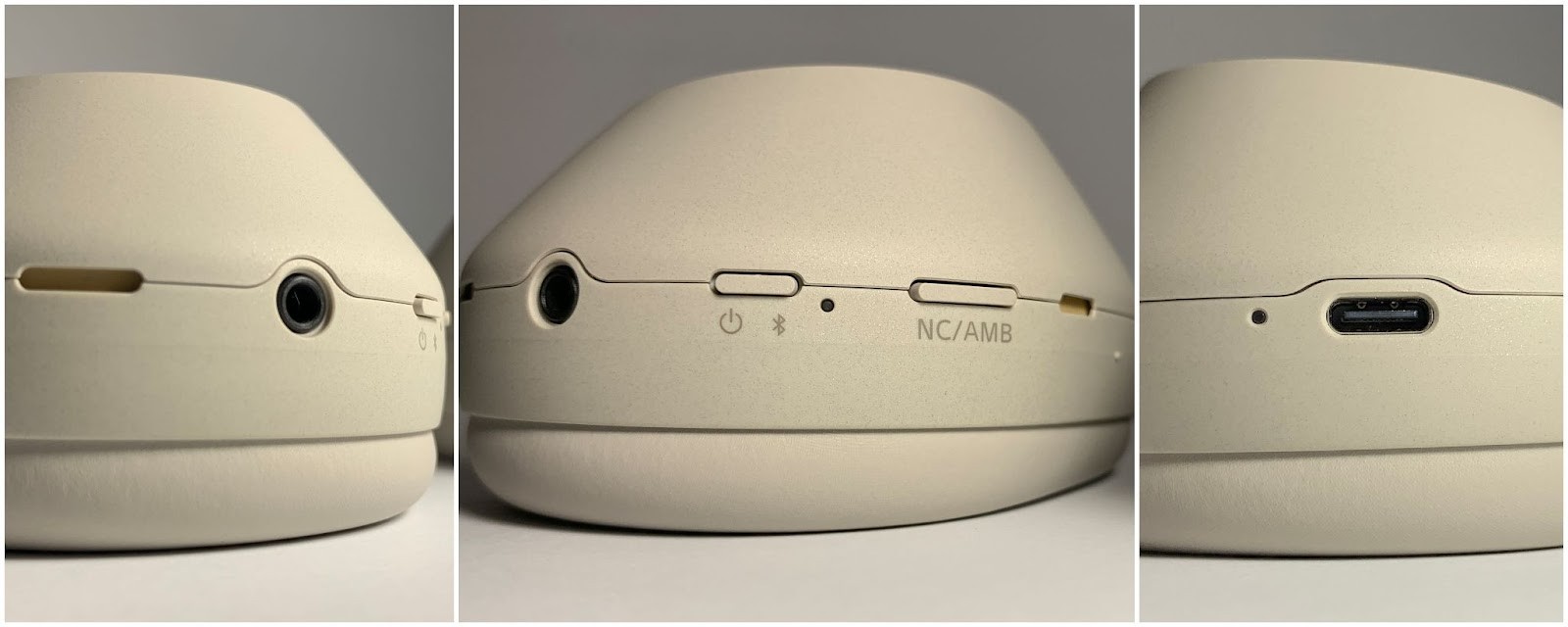Let's start with the controls and connection interfaces of the Sony WH-1000XM5 model