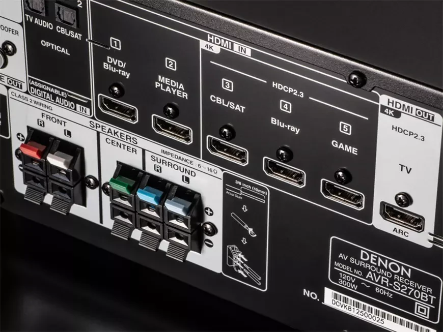 AV receiver Denon AVR-S270BT