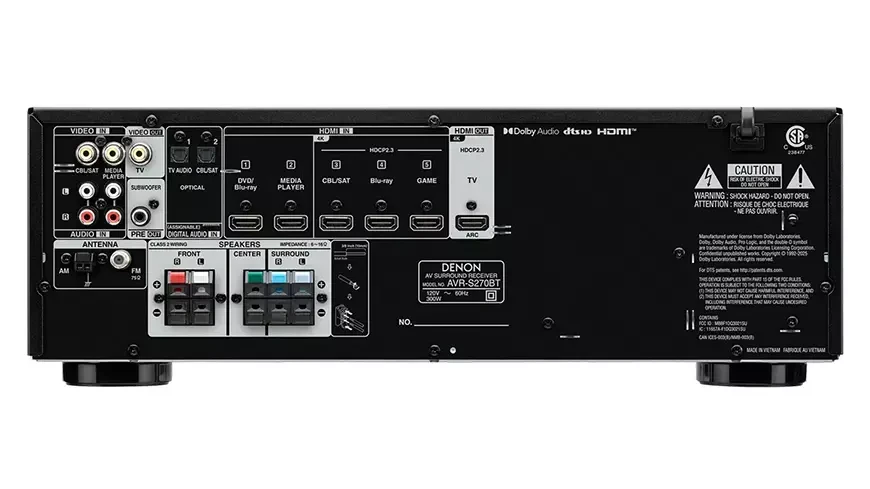 AV receiver Denon AVR-S270BT