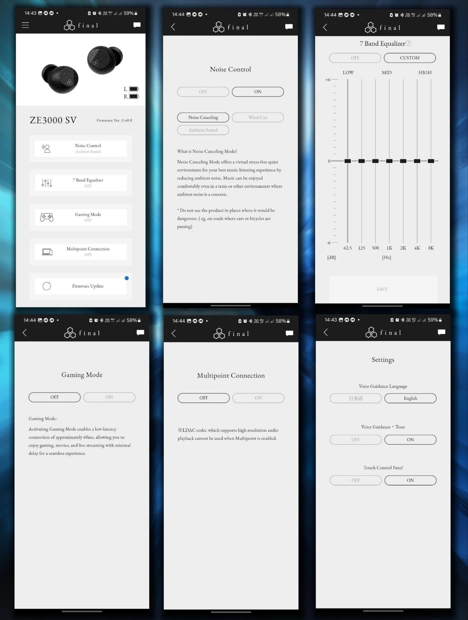 The proprietary Final Connect application is available in the App Store and Google Play for free