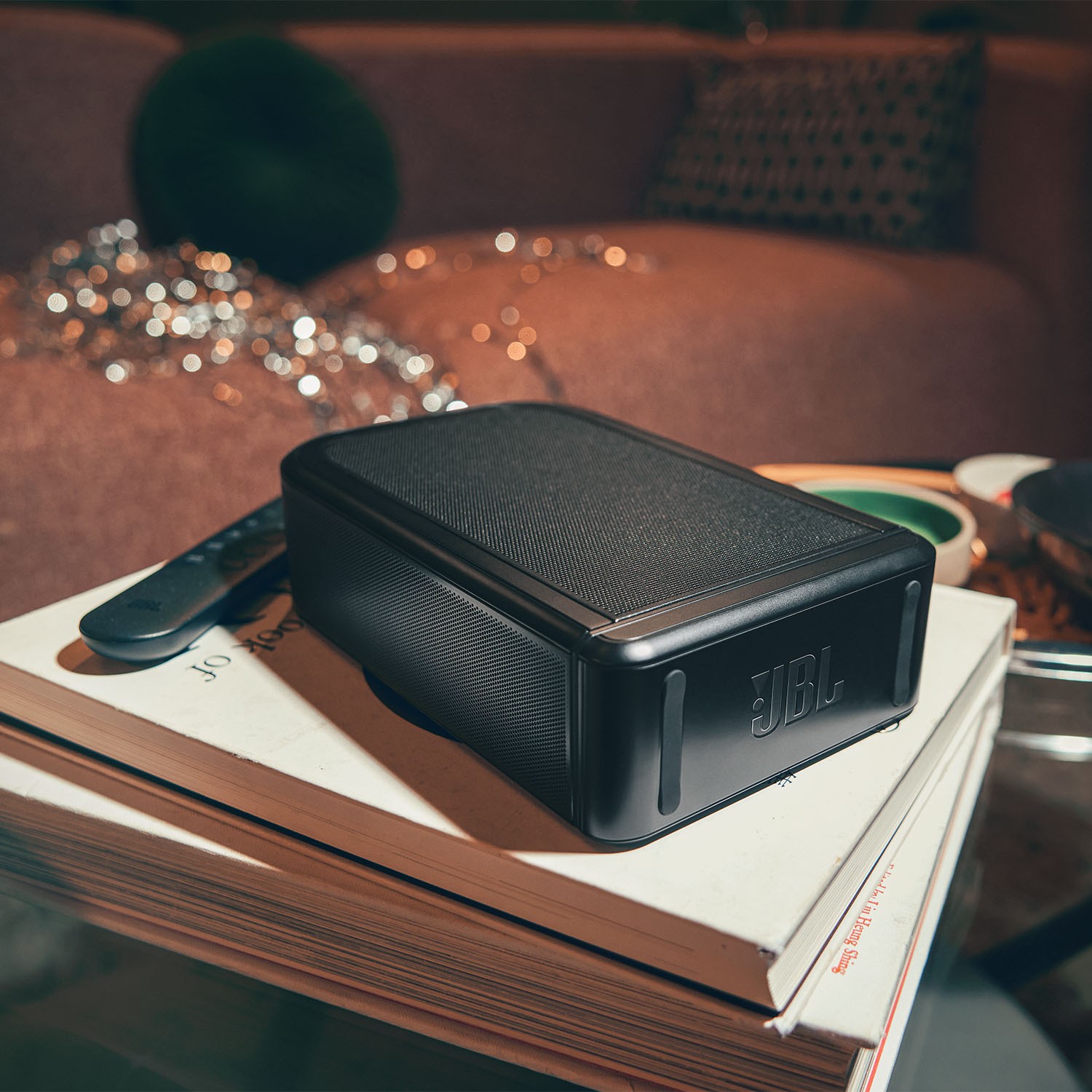 The JBL BAR 1300MK2 turns on and off with your TV, and you can control the volume with your existing TV remote. Everything is automatic, so you can focus on enjoying the great sound.