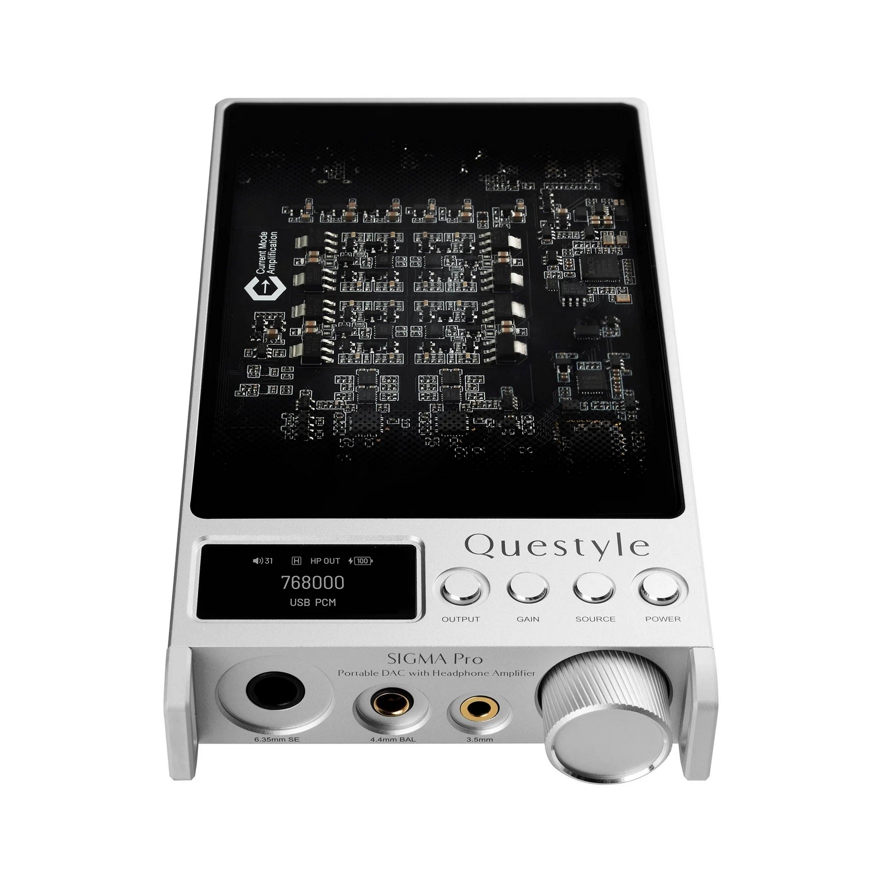  The amplifier section is built on four fully discrete stages with Current Mode, a proprietary technology. 