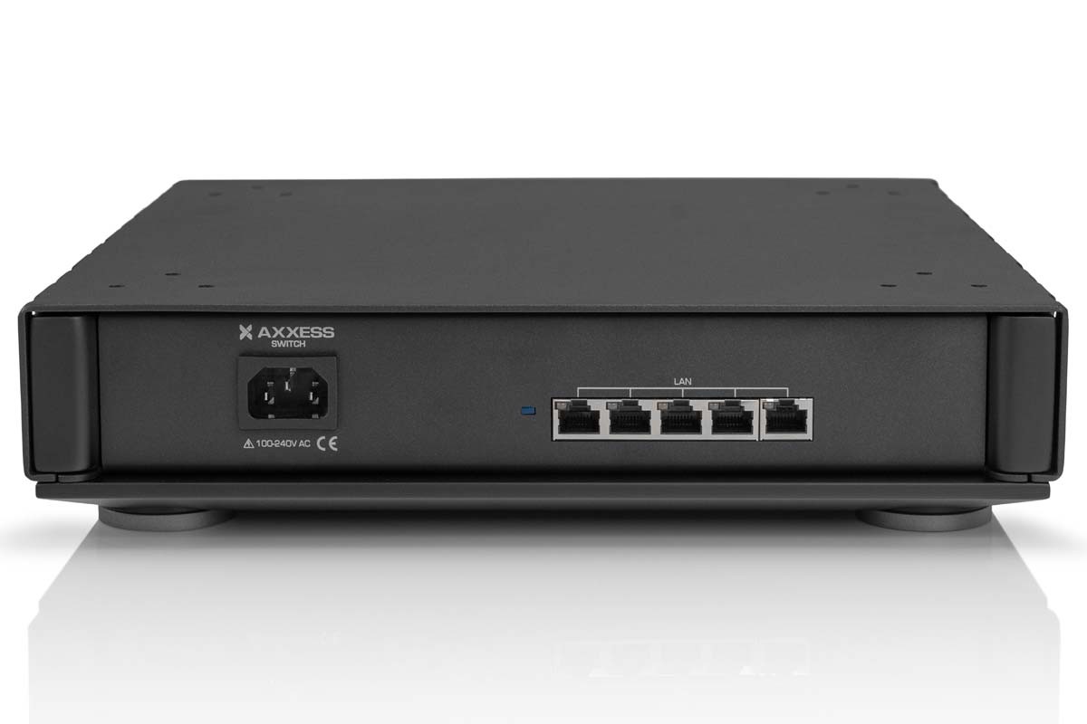 The device is based on several proprietary design principles, which the company refers to as "Axxess technology foundations." These include power supply, noise control, and housing design, all of which work together to preserve the musical flow.