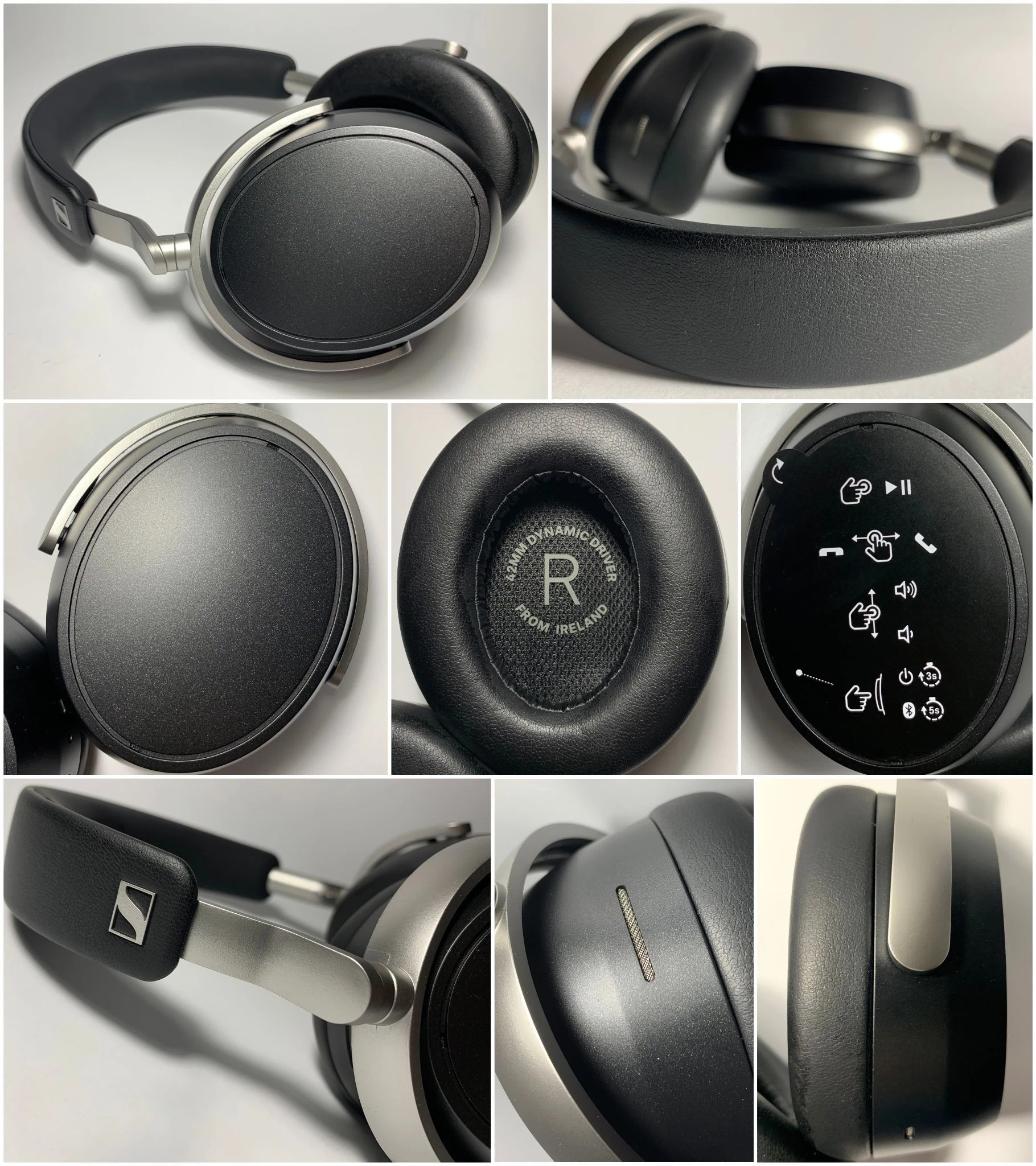 The ear pads are quite large, so the ear fits completely inside, providing good passive noise isolation.