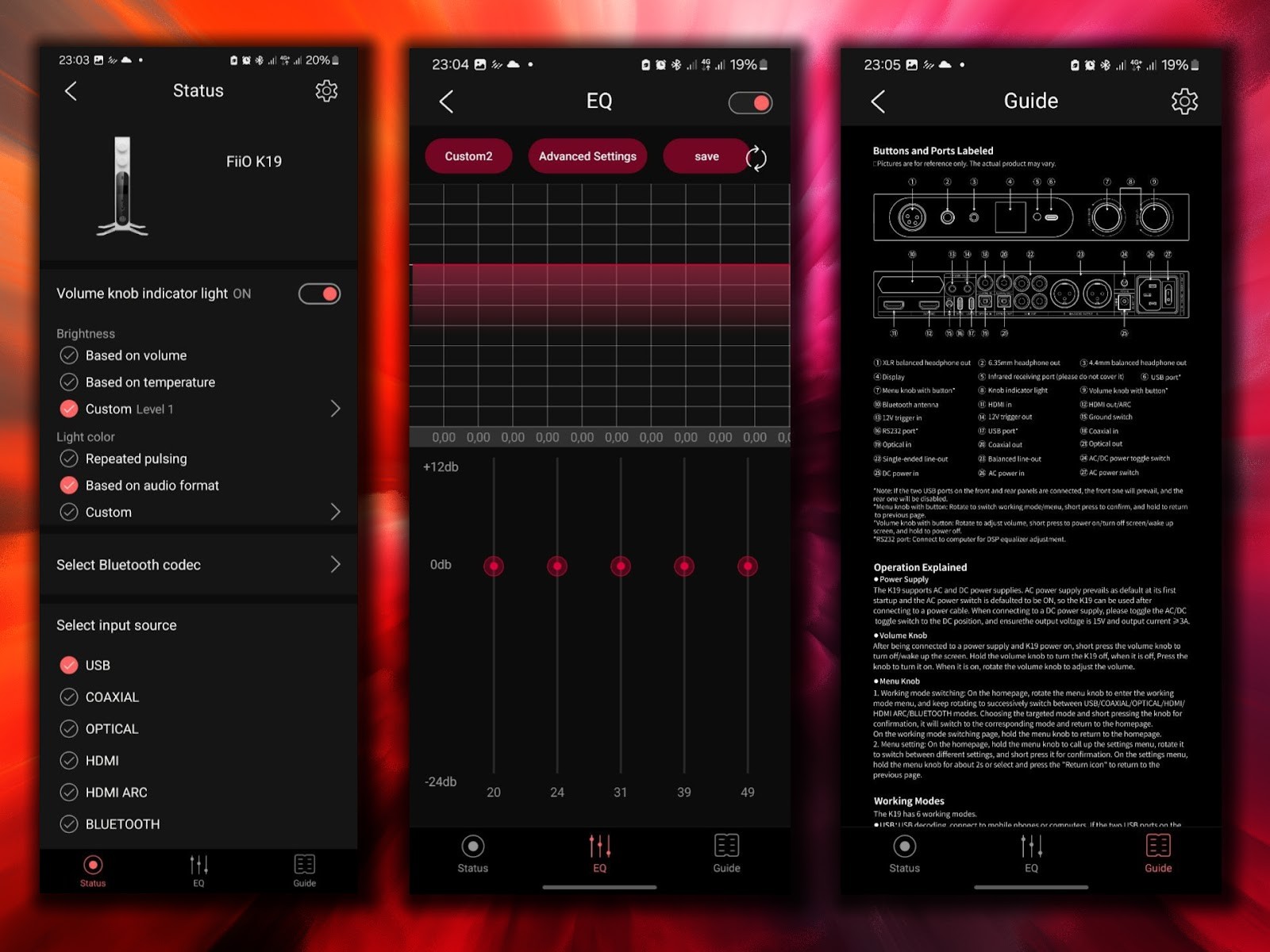 Of course, the top-end stationary from FiiO has support for the FiiO Control application. 