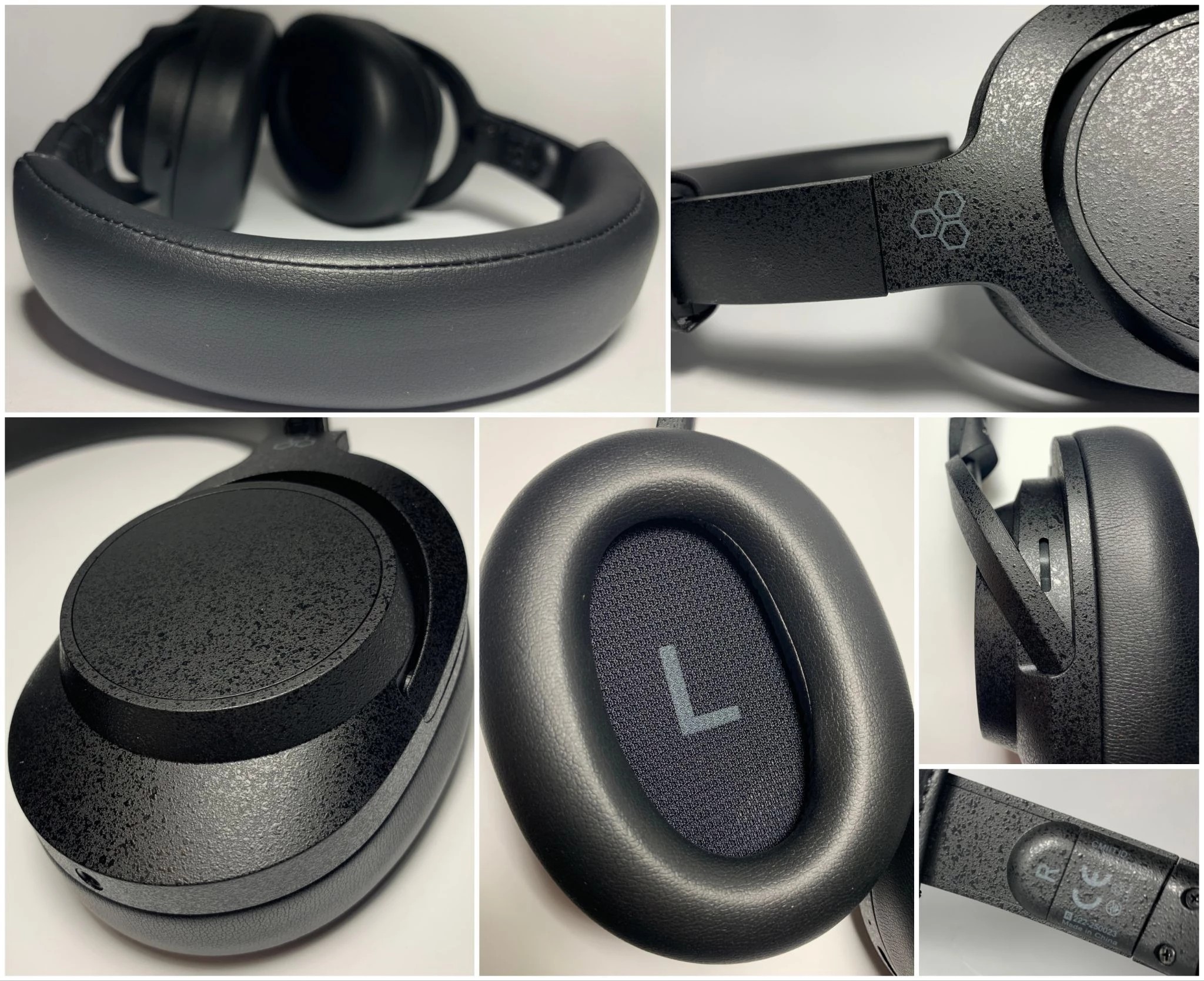 The headband is soft and covered with leather on both sides, and the foam layer is thicker at the bottom to avoid a feeling of pressure during prolonged wearing