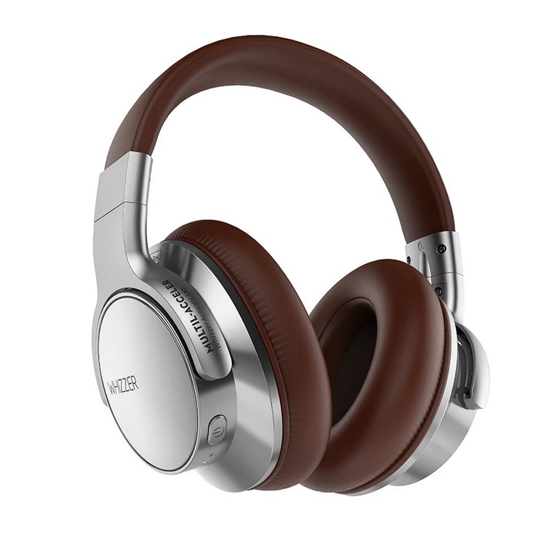 The Whizzer W1S are new over-ear wireless headphones with active noise cancellation, crafted as a modern model with a classic American design theme. 