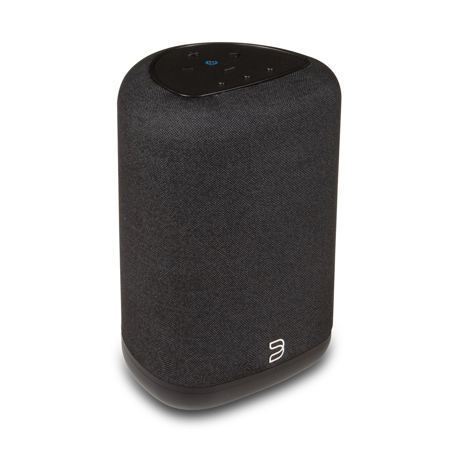 Super compact wireless multi-room speaker with an exclusive textile finish