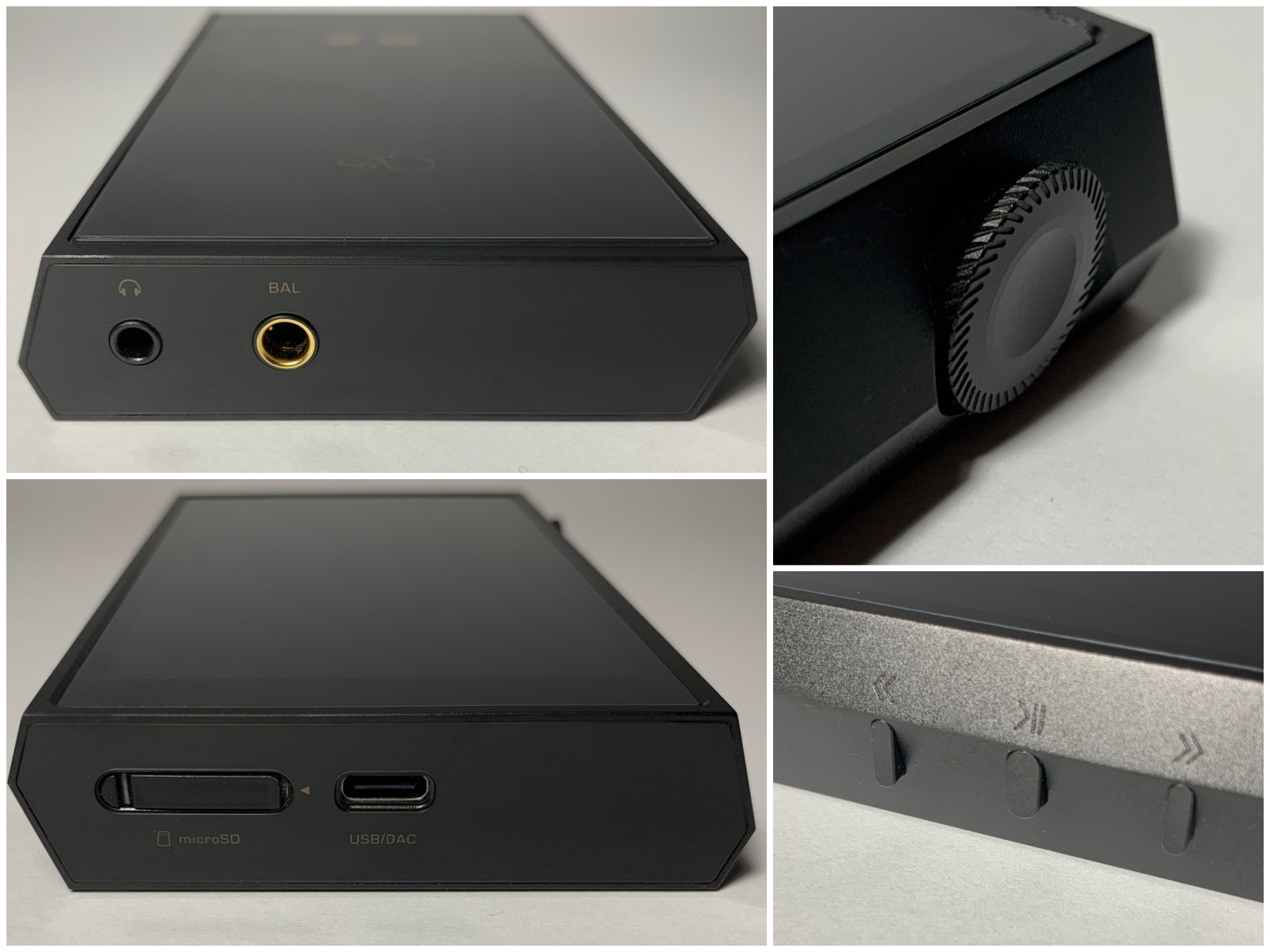 The metal round wheel with notches has a smooth but clear movement.