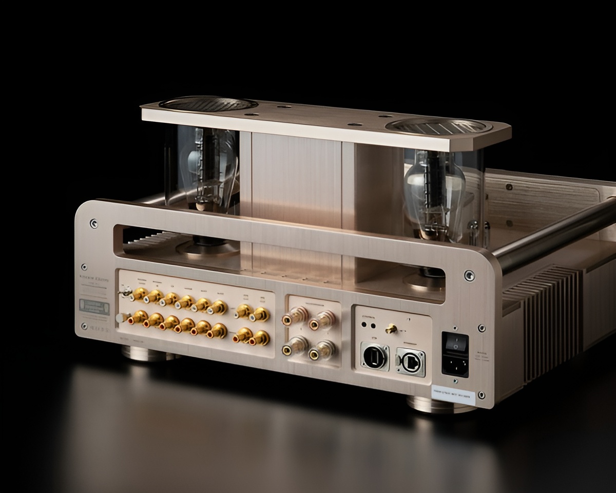 Circuit-wise, the most impressive feature is the bias control method. Unlike the classic 300B circuit, this circuit utilizes patented SCS technology to adjust the cathode nominal resistance value and maintain a constant bias current regardless of plate voltage