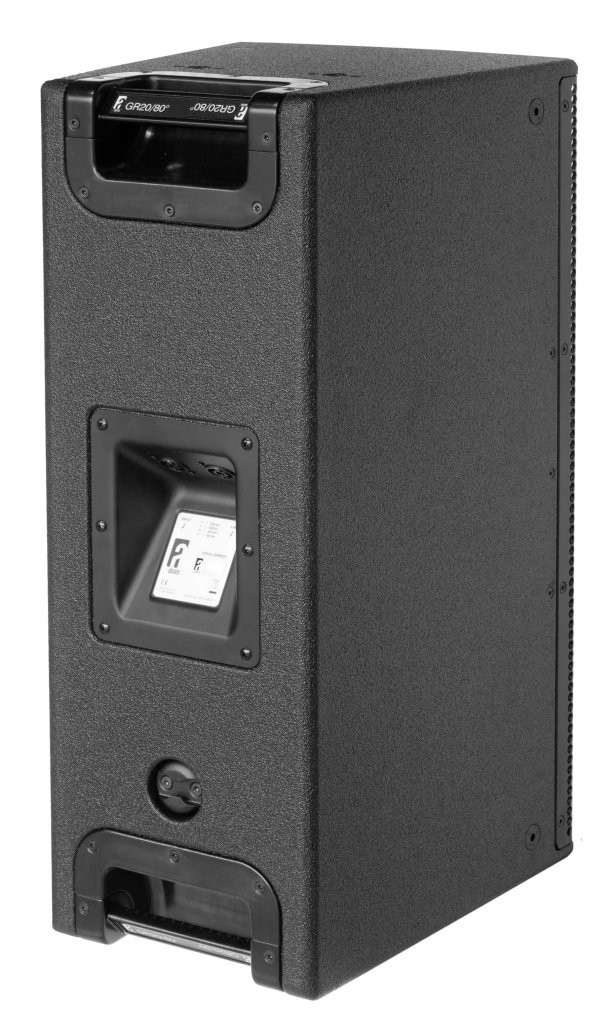 Combined with the Alcons GR20's patented 80° x 50° polar pattern, the driver delivers consistent coverage right up to the highest frequencies, a wide stereo zone for optimal listening, and excellent sound projection in elevated listening areas.