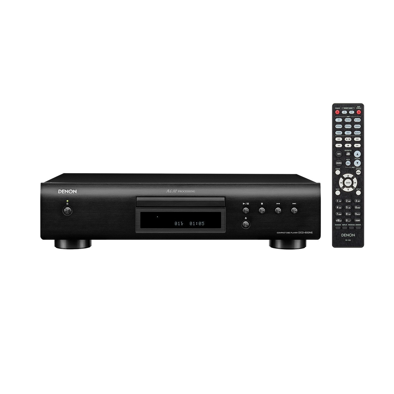 The DCD-600NE is a serious CD player that is the perfect match for Denon's PMA-600NE stereo amplifier, both in design, finish and performance. 