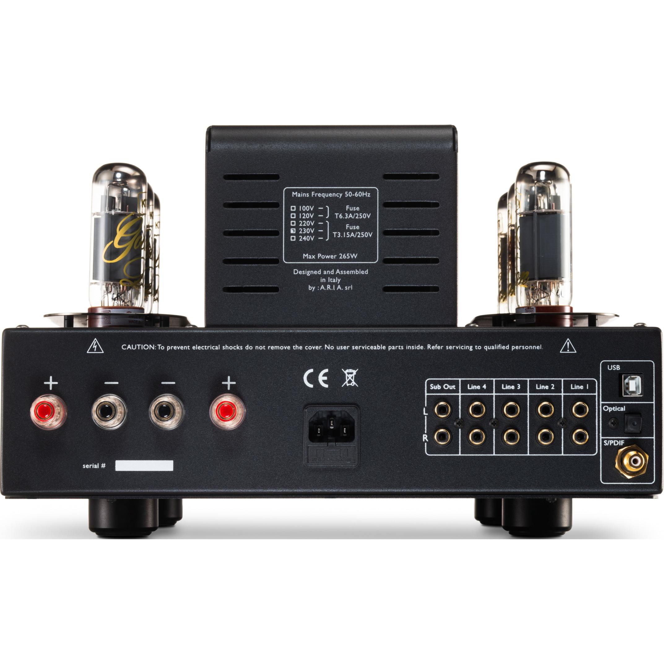 The S6 Black Edition's output stage operates in pure Class A mode with an ultra-linear configuration and a 20 percent tap, delivering 40 watts of output power into a 6 ohm load. 