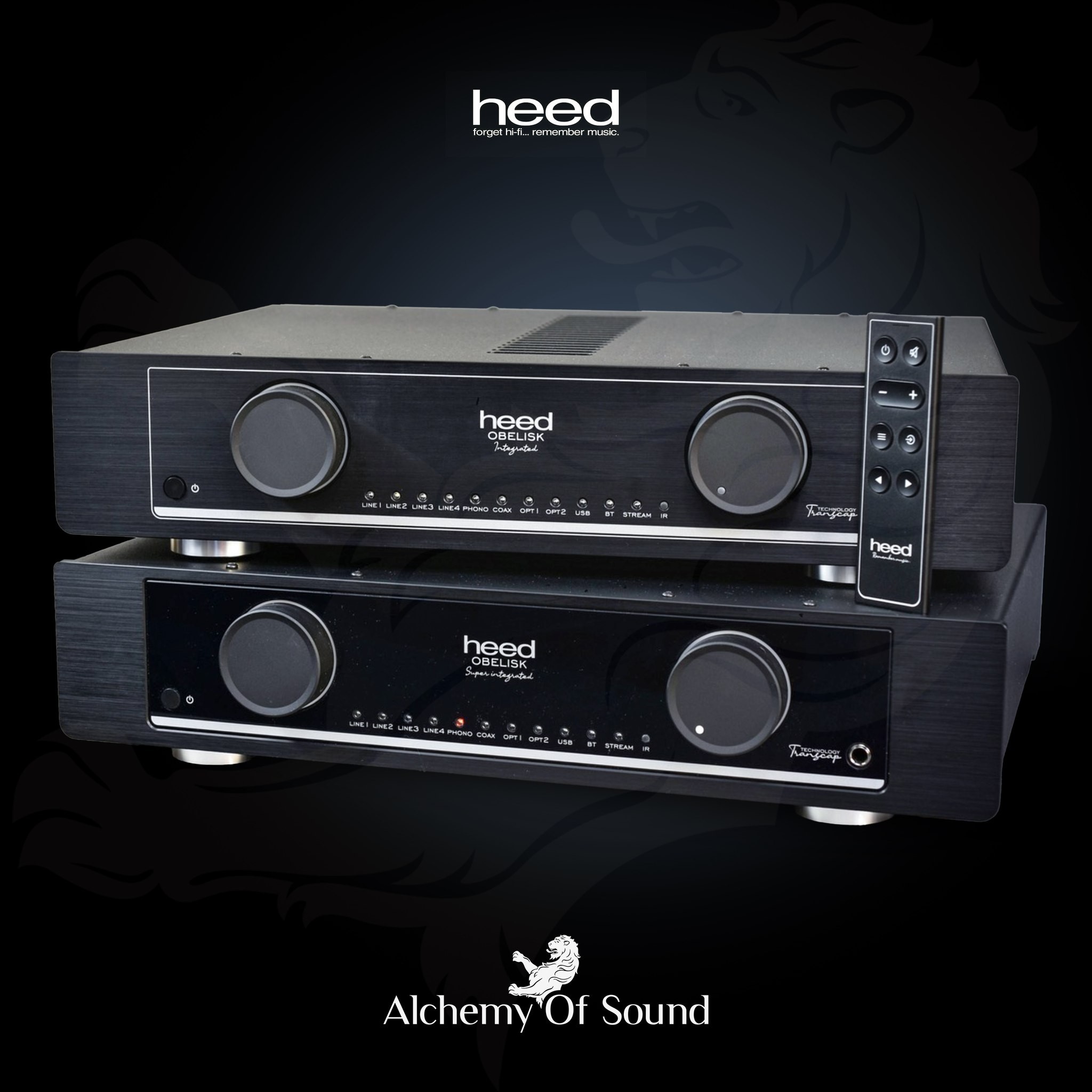 The preamplifier section allows for the integration of four analog sources, and there is a 6.35mm headphone jack on the front panel.