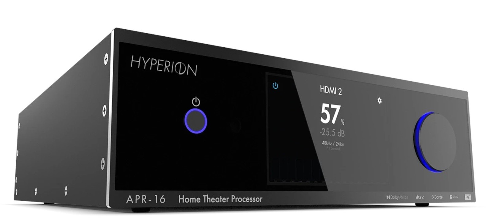 The new APR-16 is the flagship preamplifier and processor in the new Hyperion series. 