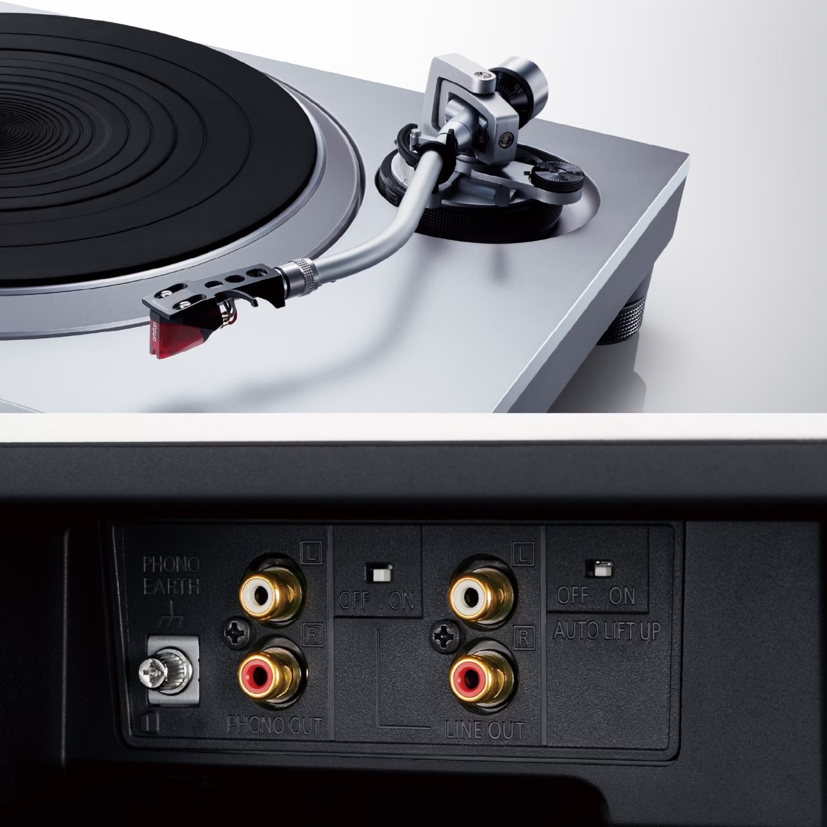 The SL-1500C is a complete turntable solution. It has a built-in phono equalizer and a supplied cartridge.