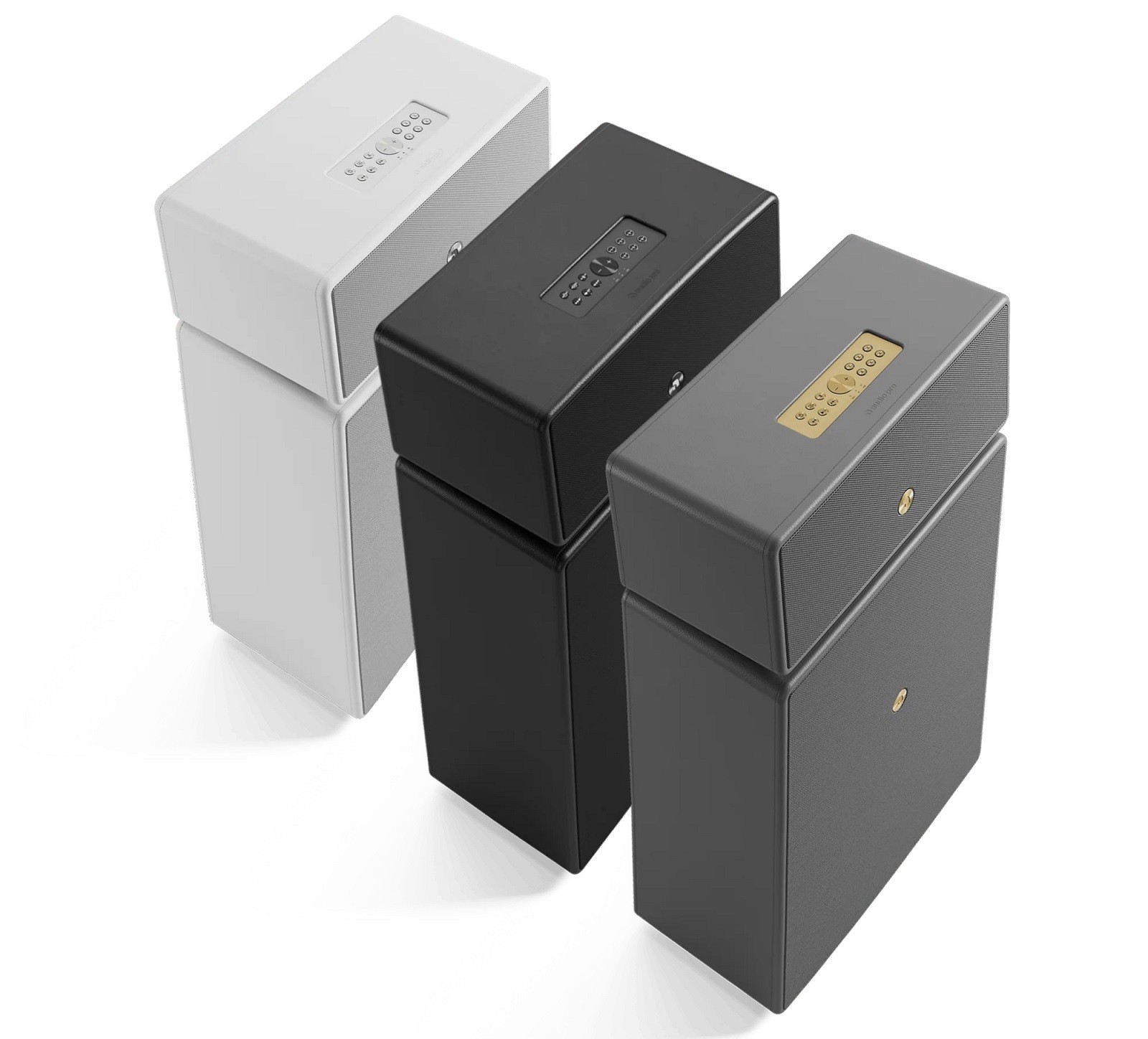 The Drumfire D-2 W and the complete Drumfire II W combo with the D-Sub are upholstered in faux leather with hand-stitched threads and solid aluminum details.