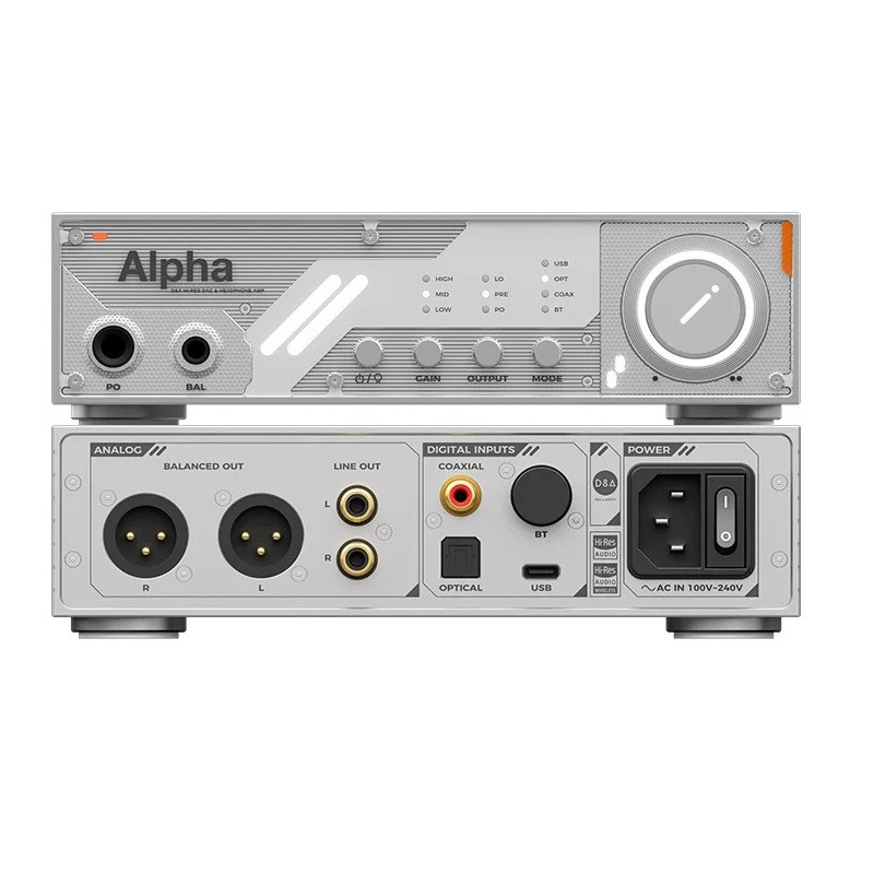 D&A Alpha - Dual ES9039Q2M DAC/Headphone Amplifier