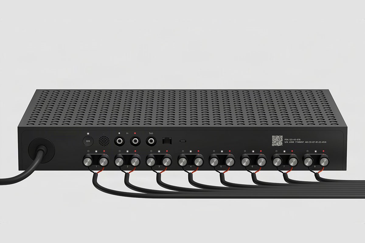 As part of the Sonos ecosystem, the Amp Multi utilizes the manufacturer's established streaming platform.