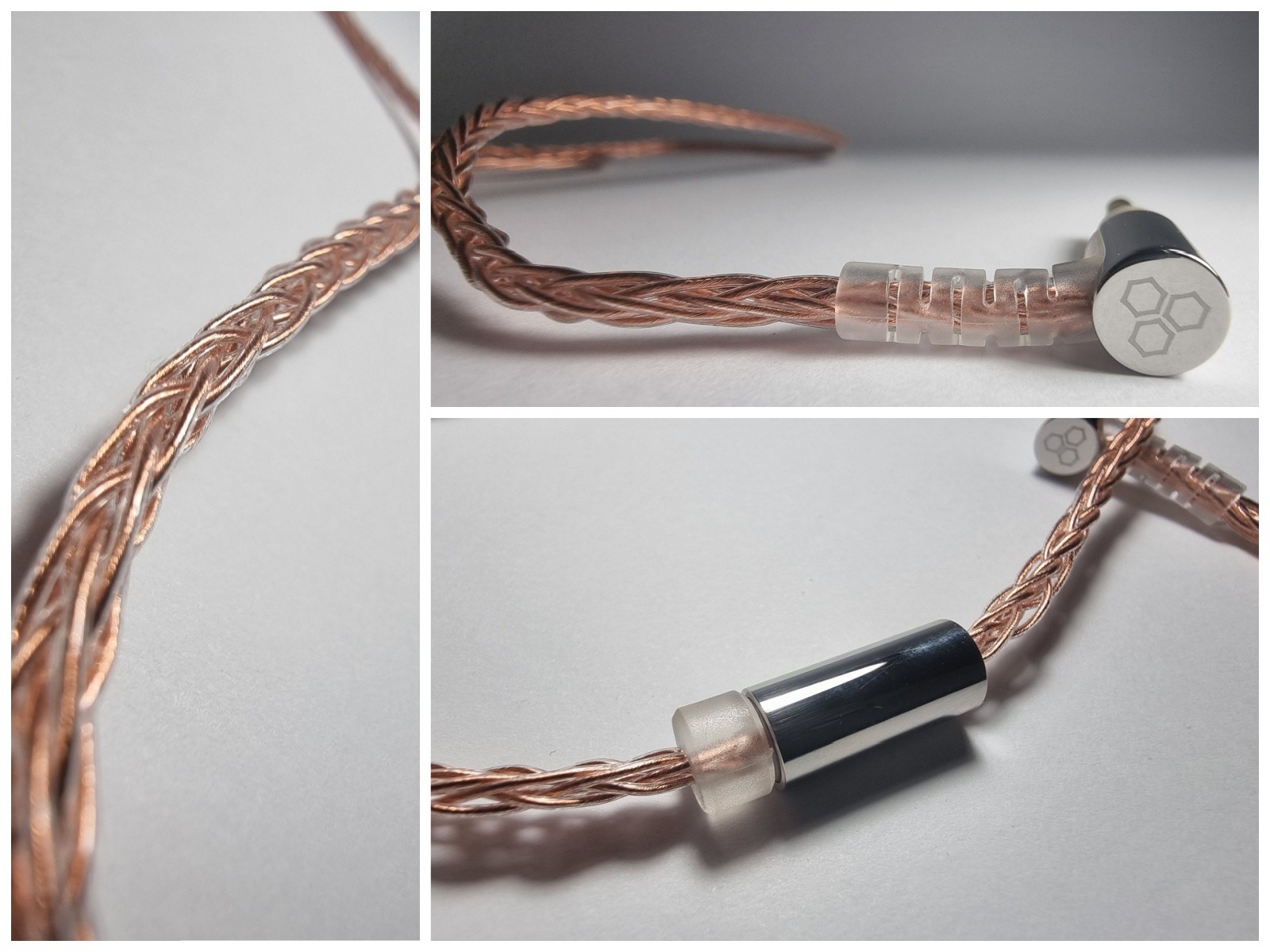 The cable made a pleasant impression both tactilely and visually. It is made of monocrystalline oxygen-free copper, has 8 cores and a standard length of 1.2 meters. 