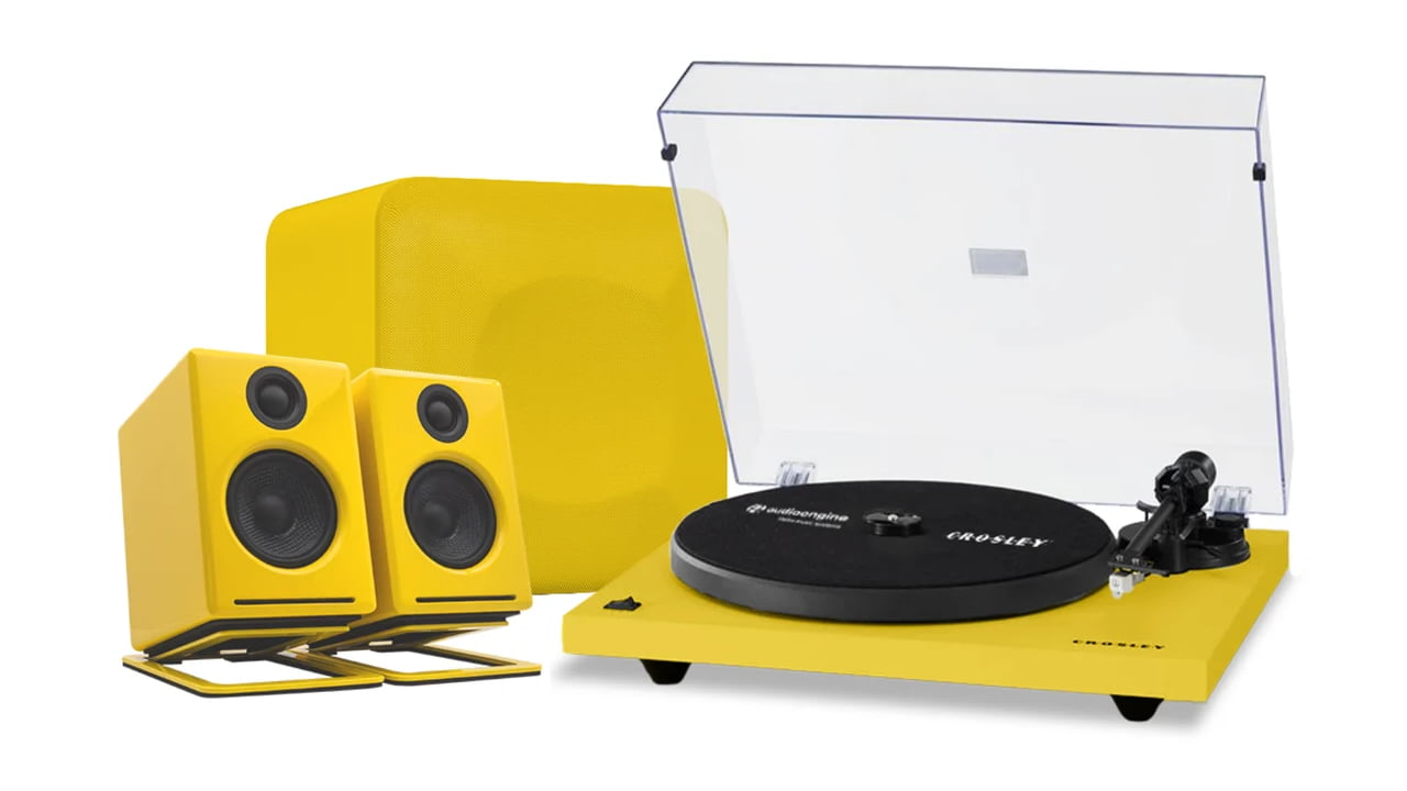 Audioengine A2+ Limoncello Yellow (2026): Limited Edition Desktop Hi-Fi Speakers with S6 Sub & Crosley Turntable 8 20260222183102 2026 02